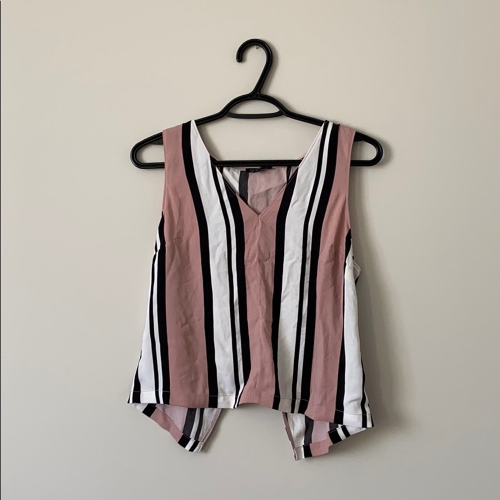 DYNAMITE stripe blouse